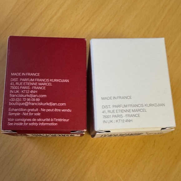 Maison Francis Kurkdjian Baccarat Rouge 540 & Aqua Universalis Scented Candles - Picture 4 of 6